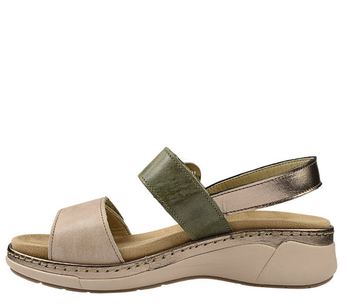 Sandale casual, dama, SUAVE AIR FUNCTION SYSTEM, 18004AT crem, piele naturala